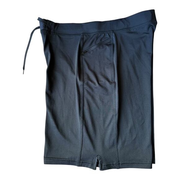 Hylete Above Knee black Shorts Running Gym Shorts elastic waistband size large - Picture 2 of 12